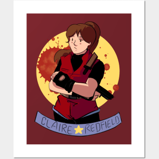 claire redfield Posters and Art